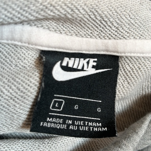 Nike Gray Hooded Sweatshirt - Picture 10 of 12